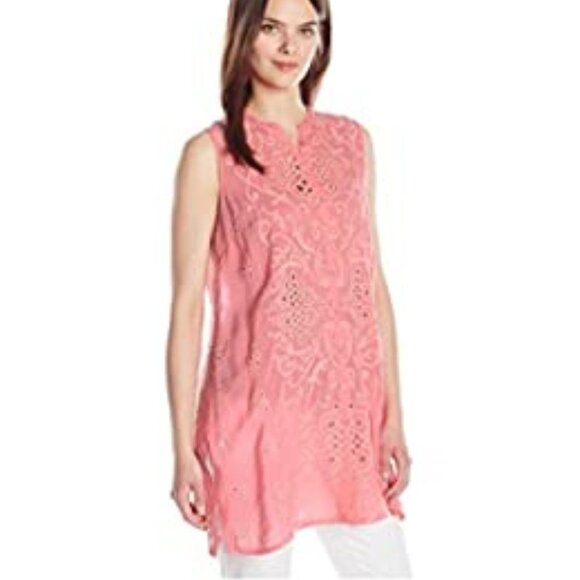 Johnny Was Wirey Vine Tunic Top Small